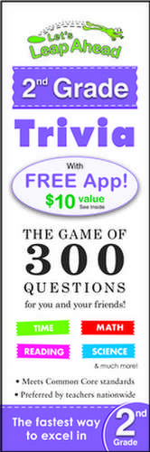 Let's Leap Ahead 2nd Grade Trivia Notepad: The Game of 300 Questions for you and your friends! de Alex A. Lluch