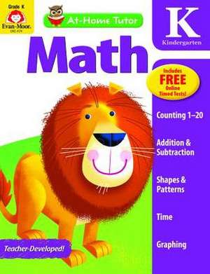 At-Home Tutor Math, Kindergarten de Jo Ellen Moore