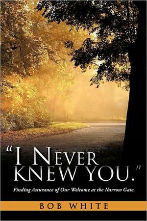 I Never Knew You. de Bob White