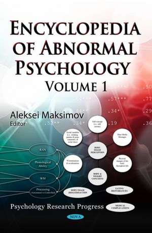 Encyclopedia of Abnormal Psychology de Aleksei Maksimov