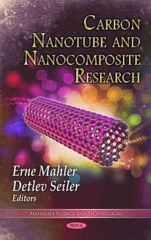 Carbon Nanotube & Nanocomposite Research de Erne Mahler