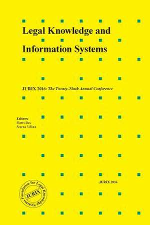 Legal Knowledge and Information Systems de Floris Bex