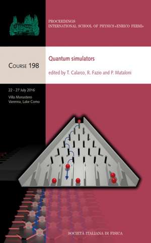 QUANTUM SIMULATORS de T. CALARCO