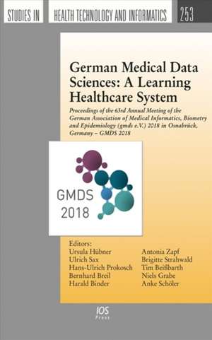 GERMAN MEDICAL DATA SCIENCES A LEARNING de U. H BNER