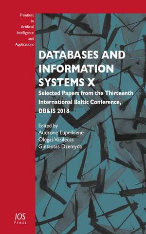 DATABASES & INFORMATION SYSTEMS X de A. LUPEIKIENE