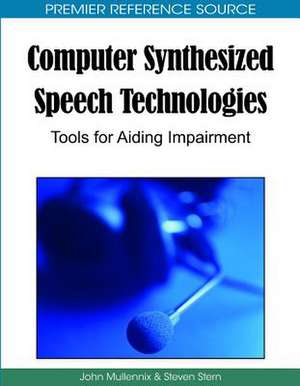 Computer Synthesized Speech Technologies de John Mullennix