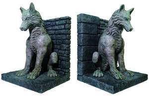 Game of Thrones Direwolf Bookends de Dark Horse Deluxe