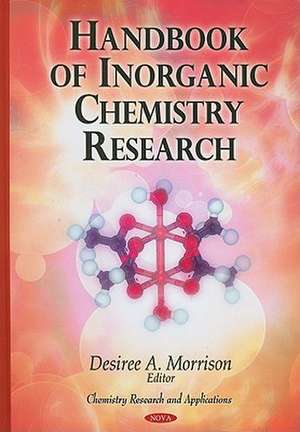 Handbook of Inorganic Chemistry Research de Desiree A. Morrison