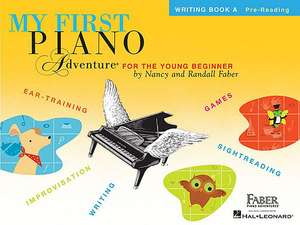 My First Piano Adventure Writing Book a with Online Audio de Nancy Faber