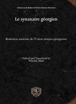 Le synaxaire georgien