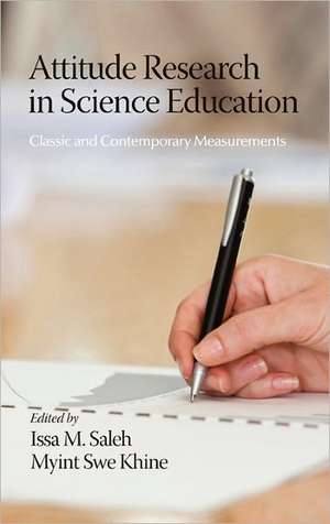 Attitude Research in Science Education de Myint Swe Khine