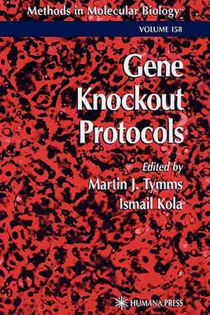 Gene Knockout Protocols de Martin J. Tymms