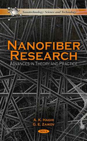 Nanofiber Research Advances de A. K. Haghi