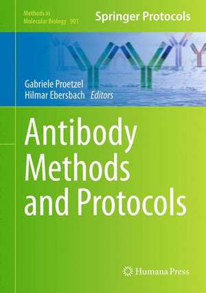 Antibody Methods and Protocols de Gabriele Proetzel