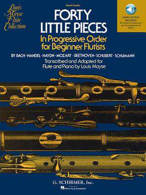 Forty Little Pieces (Book/Online Audio) de Louis Hal Leonard Publishing Corporation