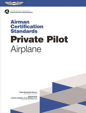 Private Pilot Airman Certification Standards - Airplane: FAA-S-ACS-6, for Airplane Single- and Multi-Engine Land and Sea de (N/A) Federal Aviation Administration (FAA)