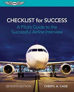 Checklist for Success de Cheryl A Cage