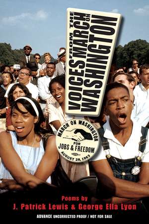 Voices from the March on Washington de J. Patrick Lewis