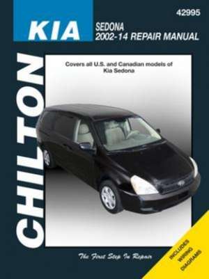 Kia Sedona (Chilton) – 2002–14 de Haynes