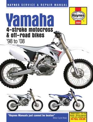 Yamaha YZ & WR 4–stroke Motocross Bikes (98 – 08) Haynes Repair Manual de Haynes