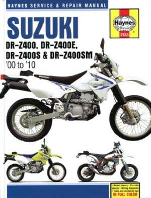 Suzuki DR–Z400, DR–Z400E, DR–Z400S & DR–Z400SM (00 to 10) de Haynes