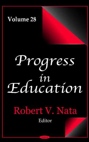 Progress in Education de Robert V. Nata