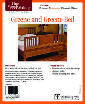 Fine Woodworking's Greene and Greene Bed Plan de Martin McClendon