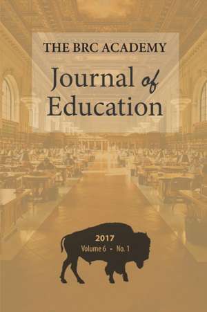 The BRC Academy Journal of Education de Paul S Richardson