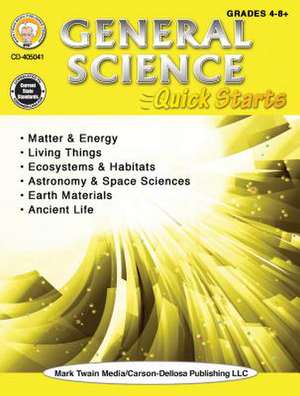 General Science Quick Starts Workbook de Gary Raham