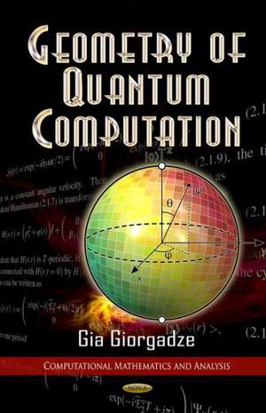 Geometry of Quantum Computations de Gia Giorgadze