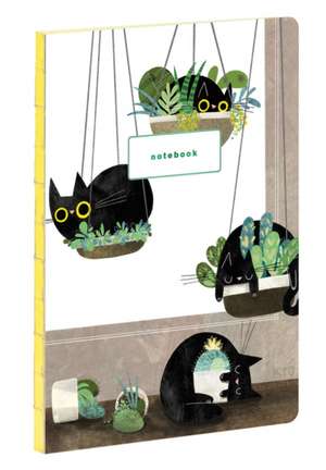 Caturday A5 Notebook de Karen Obuhanych