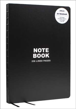 Black A4 Notebook de Tbd