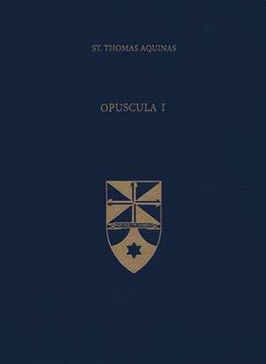 Opuscula I de Thomas Aquinas