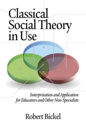 Classical Social Theory in Use de Robert Bickel