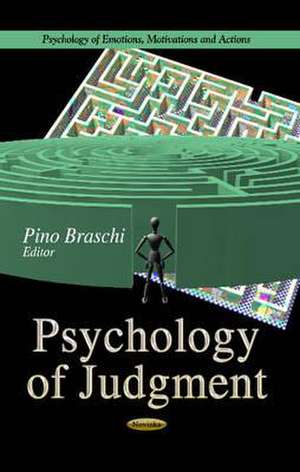 Psychology of Judgment de Pino Braschi