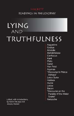 Lying and Truthfulness de Kevin DeLapp