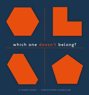 Which One Doesn't Belong?: A Shapes Book, Softcover 5 pack de Christopher Danielson