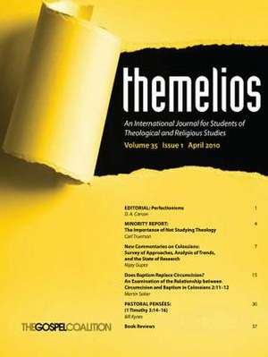 Themelios, Volume 35, Issue 1 de D.A. Carson