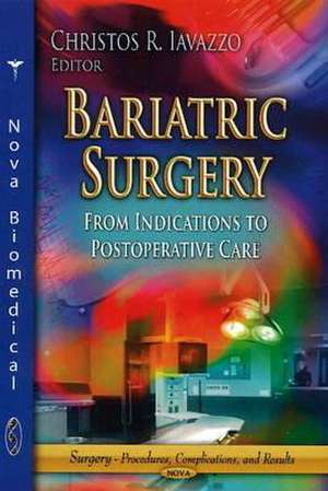 Bariatric Surgery de Christos R. Iavazzo