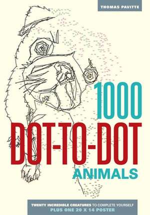 1000 Dot-To-Dot: Animals de Thomas Pavitte