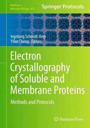 Electron Crystallography of Soluble and Membrane Proteins: Methods and Protocols de Ingeborg Schmidt-Krey