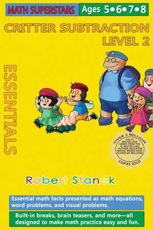 Math Superstars Subtraction Level 2, Library Hardcover Edition de Robert Stanek