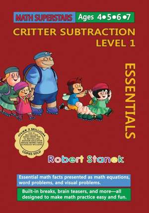 Math Superstars Subtraction Level 1 de Robert Stanek