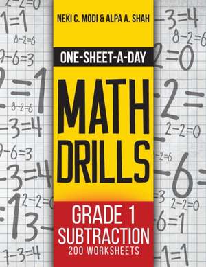 One-Sheet-A-Day Math Drills de Neki C. Modi