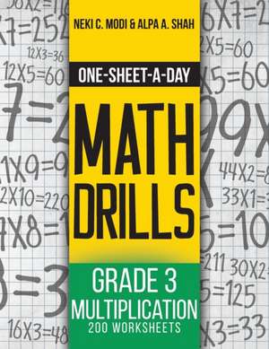 One-Sheet-A-Day Math Drills de Neki C. Modi