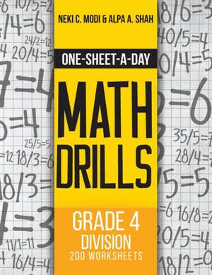 One-Sheet-A-Day Math Drills de Modi C. Neki