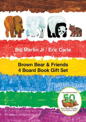 Brown Bear & Friends 4 Board Book Gift Set: Baby Bear, Baby Bear, What Do You See? de Paul R. Martin