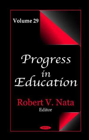 Progress in Education de Roberta V. Nata