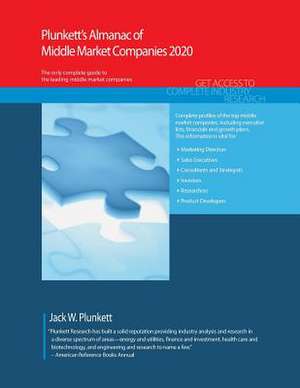 Plunkett's Almanac of Middle Market Companies 2020 de Jack W. Plunkett