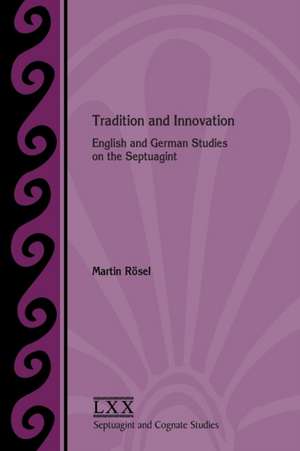 Tradition and Innovation de Martin Rösel